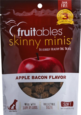 Fruitables Skinny Minis Apple Bacon Dog Treats - 5 Oz - Image 2