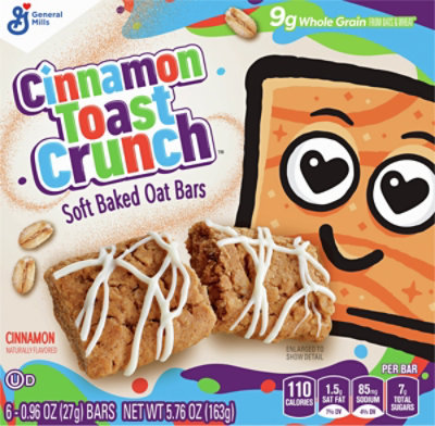 Cinnamon Toast Crunch Soft Baked Oat Bars 6 Count - 5.76 Oz - Image 6