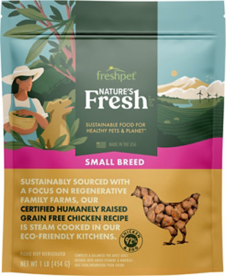 Freshpet Natures Small Breed Grain Free Chicken Roasted Meals - 1 Lb - Image 1