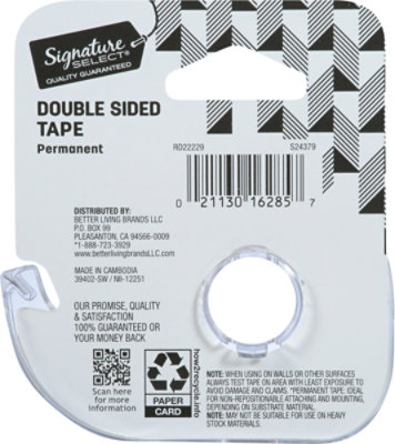 Signature SELECT 0.5 by 450 Inch Double Sided Tape - Each - Image 4