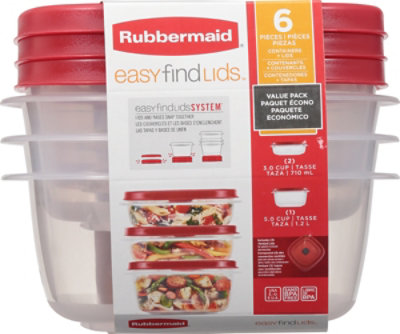 Rubbermaid EasyFindLids With Vent - 3 Count - Image 4