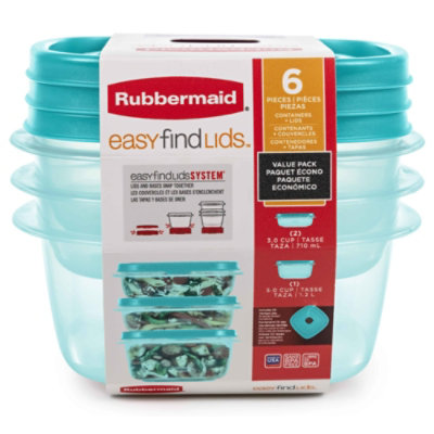 Rubbermaid EasyFindLids With Vent - 3 Count - Image 2