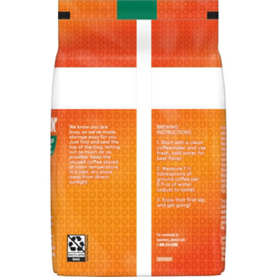 Dunkin’ Decaf Medium Roast Ground Coffee - 18 Oz - Image 8