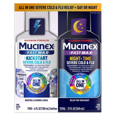 Mucinex Fast- Max Kickstart Combo - 180 Ml - Image 1