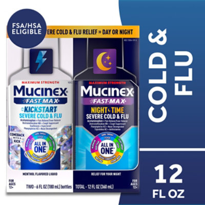 Mucinex Fast- Max Kickstart Combo - 180 Ml - Image 1