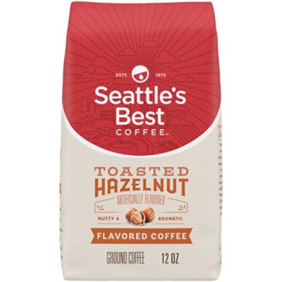 Seattles Best Coffee Hazelnut Flavor Ground Roast Coffee - 12 Oz - Image 1