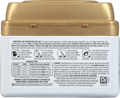 Signature Select/Care Premium Gentle Infant Formula Plastic Tub - 21.5 Oz - Image 6