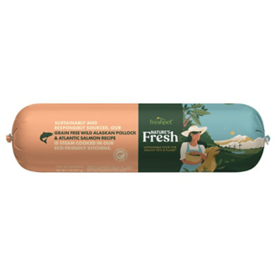 Freshpet Nature's Grain Free Salmon & Ocean Whitefish Recipe - 2 Lb - Image 3