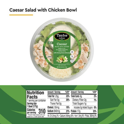 Taylor Farms Chicken Caesar Salad - 6.25 Oz - Image 4