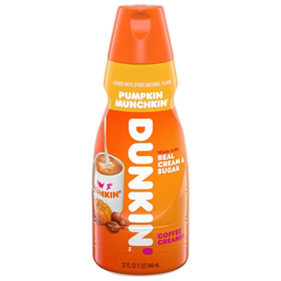 Dunkin Pumpkin Munchkin Coffee Creamer - 32 Fl. Oz. - Image 3