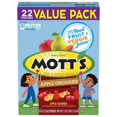 Mott's Apple Orchard Fruit Snacks 22 Count - 17.6 Oz - jewelosco