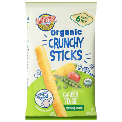 Earth's Best Crunchy Sticks Garden Veggie - .56 Oz - Image 3