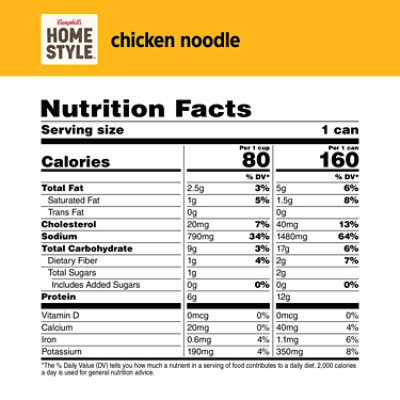 Campbell's Homestyle Chicken Noodle Soup - 16.1 Oz - Image 4