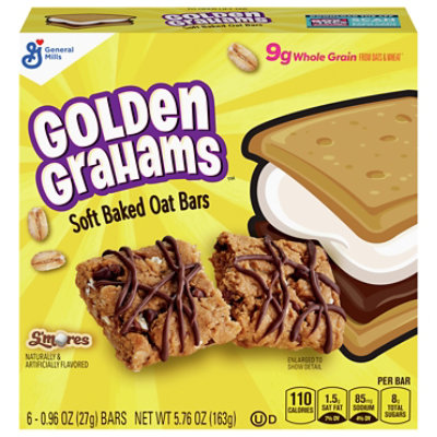 Golden Grahams Smores Soft Baked Oat Bars 6 Count - 5.76 Oz - Image 3