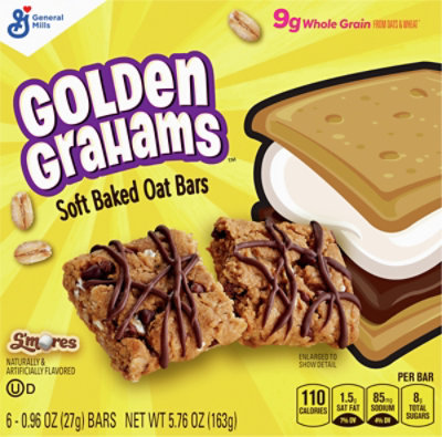 Golden Grahams Smores Soft Baked Oat Bars 6 Count - 5.76 Oz - Image 6