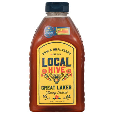 Local Hive Great Lakes Honey Bottle - 32 Oz - Image 3