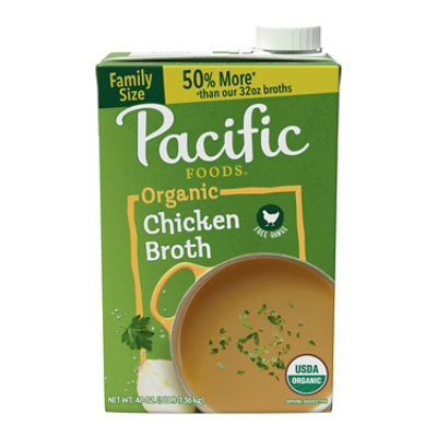 Pacific Foods Organic Free Range Chicken Broth - 48 Oz - Image 1