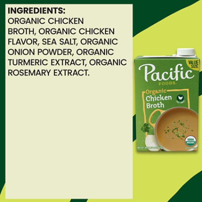 Pacific Foods Organic Chicken Broth - 48 Oz - Image 5
