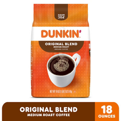 Dunkin' 18 Ounce Original Roast & Ground Coffee Bag - 18 Oz - Image 2