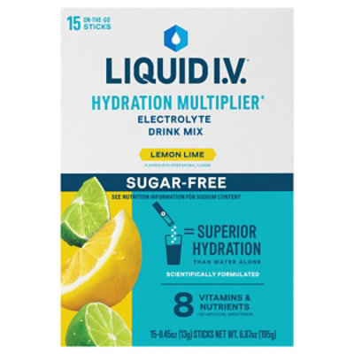 Liquid I.v Sugar Free Lemon Lime - 15 Count - Image 3