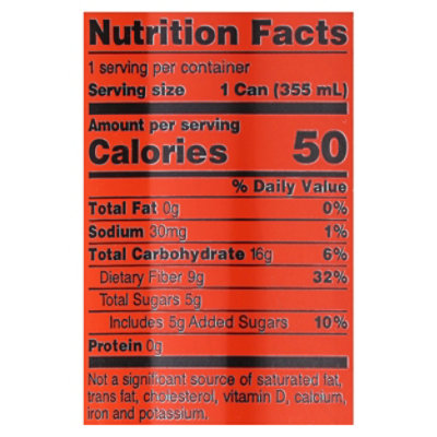 OLIPOP Cherry Cola Prebiotic Soda Can - 12 Fl. Oz. - Image 4