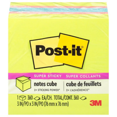 Post-it Super Sticky Notes Cube - 360 Count - Image 3