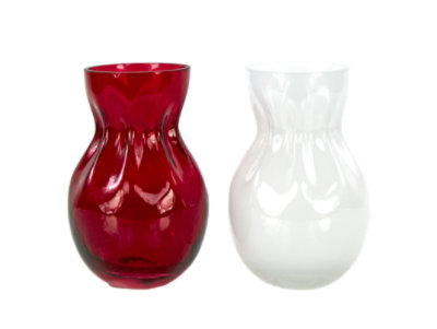 Debi Lilly Design Creased Glass Vase - Each - Image 1