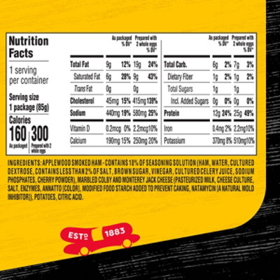 Oscar Mayer Scramblers Ham & Colby Jack Scramble Kit - 3 Oz - Image 5