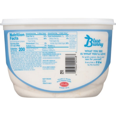 Blue Bunny Soft Frosted Sugar Cookie Frozen Dairy Dessert - 46 Fl. Oz. - Image 3