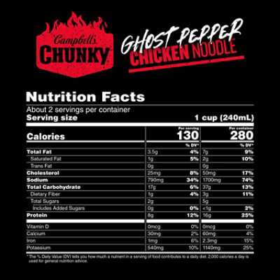 Campbell's Chunky Ghost Pepper Chicken Noodle Soup - 18.6 Oz - Image 4