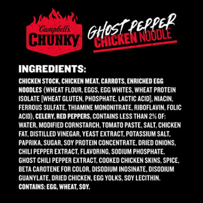 Campbell's Chunky Ghost Pepper Chicken Noodle Soup - 18.6 Oz - Image 5