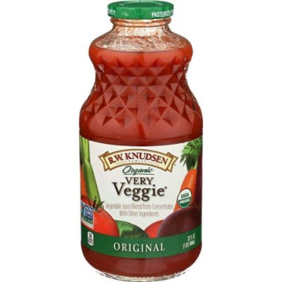 R.W. Knudsen Organic Veggie Juice Blend - 32 Fluid Ounce (Pack of 6) - Image 1