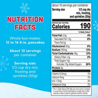 Mrs. Butterworth's Sugar Cookie Flavored Pancake Mix Kit - 18 Oz - Image 4