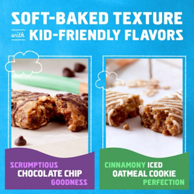 CLIF Kid Zbar Chocolate Chip and Iced Oatmeal Cookie Organic Snack Bars Variety Pack - 24-30.48 Oz - Image 2