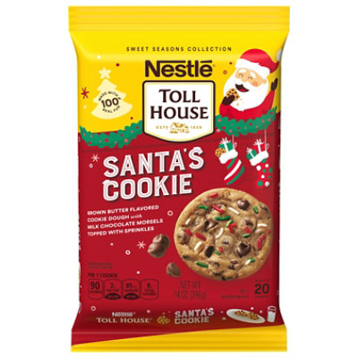 Nestle Toll House Santas Cookie Refrigerated Cookie Dough Bar - 14 Oz - Image 3