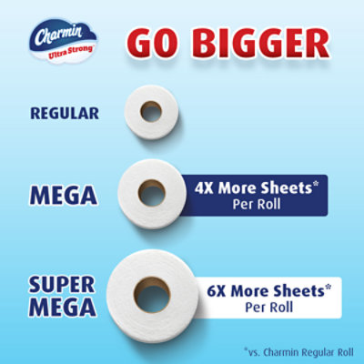 Charmin Strong Super Mega Toll - 9 Count - Image 1