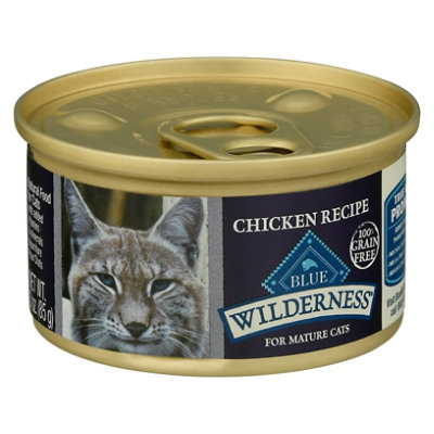Blue Wilderness Mature Chicken Wet Cat Food - 3 Oz - Image 1