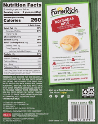 Farm Rich Mozzarella Bites - 15 Oz - Image 8