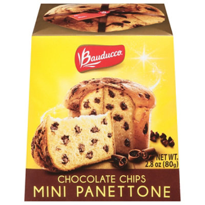 Bauducco Mini Panettone Chocolate Moist & Fresh Holiday Cake - 2.8 Oz - Image 1