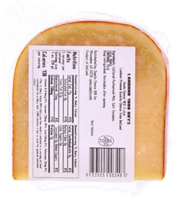 Landana Gouda Cheese Wedge - 5.3 Oz - Image 4