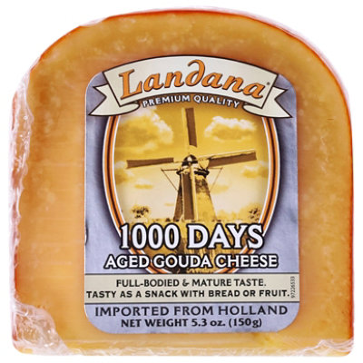 Landana Gouda Cheese Wedge - 5.3 Oz - Image 1