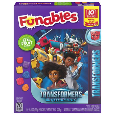 Funables Transformers Fruit Snacks 10 Count - 8 Oz - Image 3