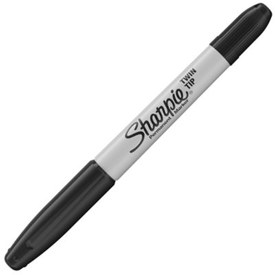Sharpie Twin Black Marker - 6 Count - Image 2