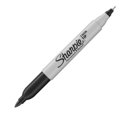 Sharpie Twin Black Marker - 6 Count - Image 4
