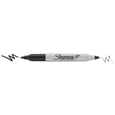 Sharpie Twin Black Marker - 6 Count - Image 5