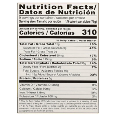 Bauducco Panettone Vanilla Moist & Fresh Traditional Italian Recipe Holiday Cake - 24 Oz - Image 4