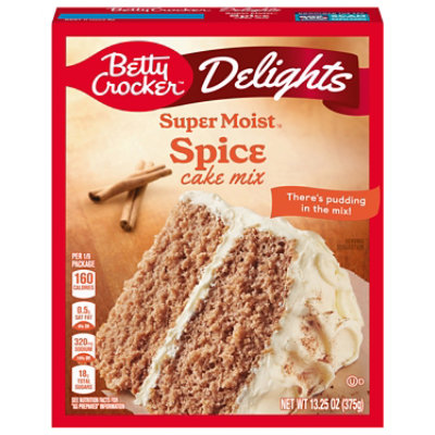 Betty Crocker Delights Supermoist Spice Cake Mix - 13.25Oz - Image 3