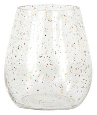 Debbi Lilly Design Gold Speckle Teardrop Vase - Each - Image 1