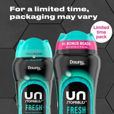 Downy Unstopables In-wash Scent Booster Beads, Fresh - 12.2 Oz - Image 1