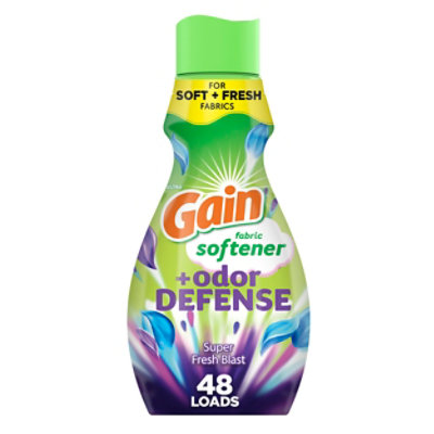 Gain Ultra Super Fresh Blast Liquid Fabric Softener Plus Odor Defense - 35 Fl. Oz. - Image 1
